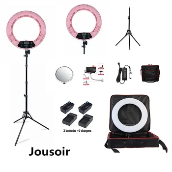 Pink FD-480II LED Ring lamp Light Make up sefie ring lamp set + lignt stand + bag + batteries CD50
Pink FD-480II LED Ring lamp Light Make up sefie ring lamp set + lignt stand + bag + batteries CD50