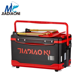 JIADIAONI 30L 5.5kg Plastic Multifunction Fishing Tackle Boxes Portable Fishing Box Seat 
JIADIAONI 30L 5.5kg Plastic Multifunction Fishing Tackle Boxes Portable Fishing Box Seat