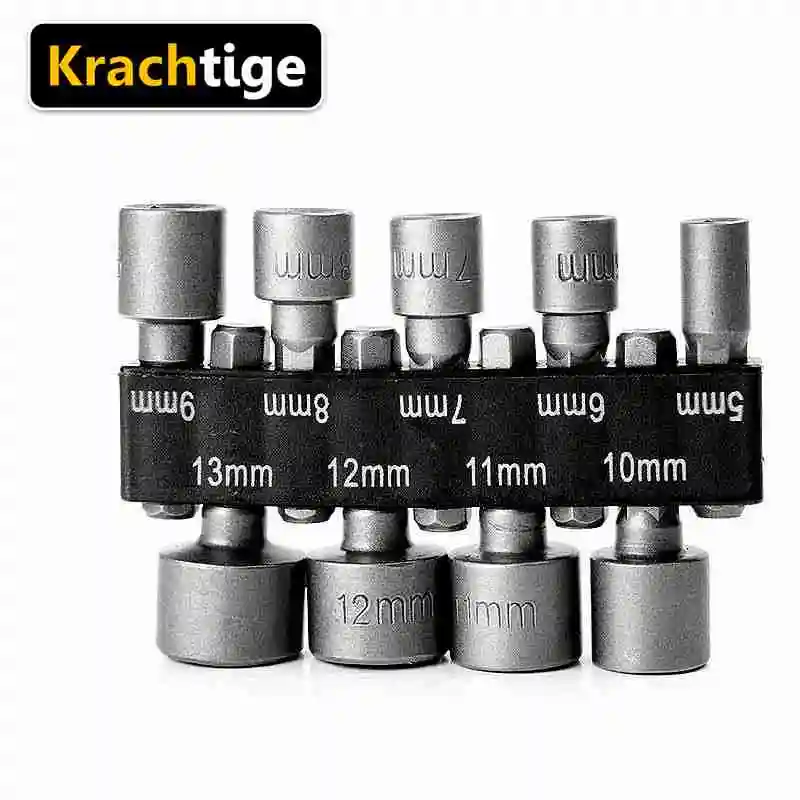 Krachtige 9Pcs Power Nut Driver Hex Shank Drill Bit Adapter Socket Wrench Screw Tool 5mm-13mm
Krachtige 9Pcs Power Nut Driver Hex Shank Drill Bit Adapter Socket Wrench Screw Tool 5mm-13mm