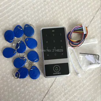 RFID Touch Metal Access Control keypad Electronic Door Lock Access Control System Waterproof +10 Keyfobs
RFID Touch Metal Access Control keypad Electronic Door Lock Access Control System Waterproof +10 Keyfobs
