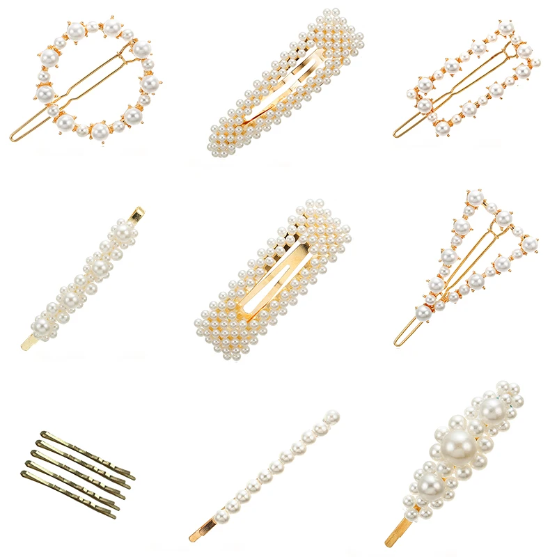 2019 Korea Fashion Pearl Hair Clip Barrettes for Women Girls Handmade Pearl Hairpin Hair Accessories
2019 Korea Fashion Pearl Hair Clip Barrettes for Women Girls Handmade Pearl Hairpin Hair Accessories