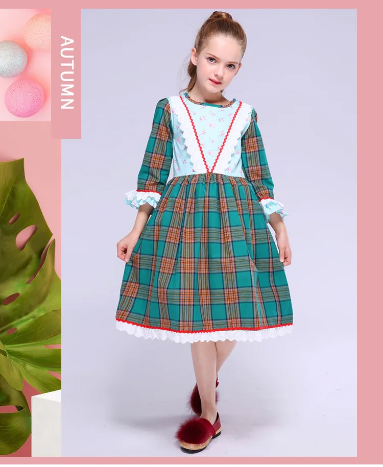 Roimyal Wholesale 2019 summer Girl's dress pure cotton color flower pastoral plaid dresses 2-11years free shipping
Roimyal Wholesale 2019 summer Girl's dress pure cotton color flower pastoral plaid dresses 2-11years free shipping