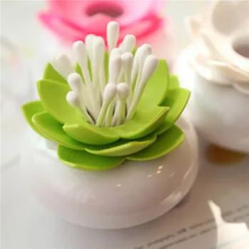 1X Lovely Lotus Flower Cotton Bud Toothpick Cosmetic Brush Storage Holder Case Box
1X Lovely Lotus Flower Cotton Bud Toothpick Cosmetic Brush Storage Holder Case Box