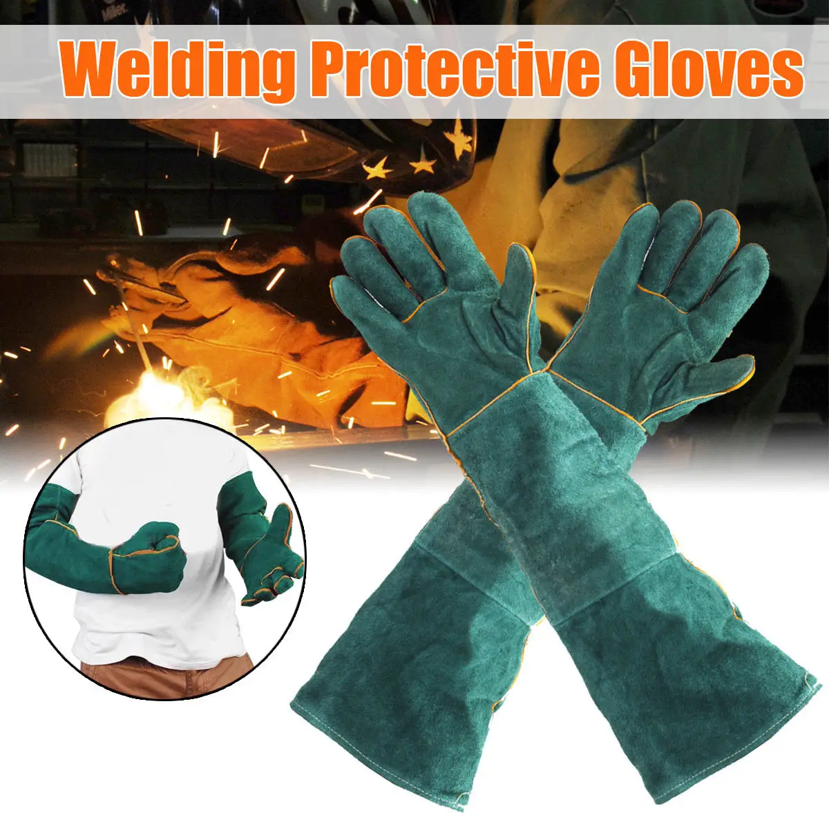 AU Protective Gloves Welding Anti-scratch Anti-bite Mittens Reptile Animal Snake
AU Protective Gloves Welding Anti-scratch Anti-bite Mittens Reptile Animal Snake