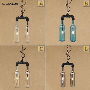 American Style Restaurant Light Fixtures Loft Retro Pendant Lamp Cafe Bar Glass Bottles Industrial Pendant Light Home Lighting
American Style Restaurant Light Fixtures Loft Retro Pendant Lamp Cafe Bar Glass Bottles Industrial Pendant Light Home Lighting