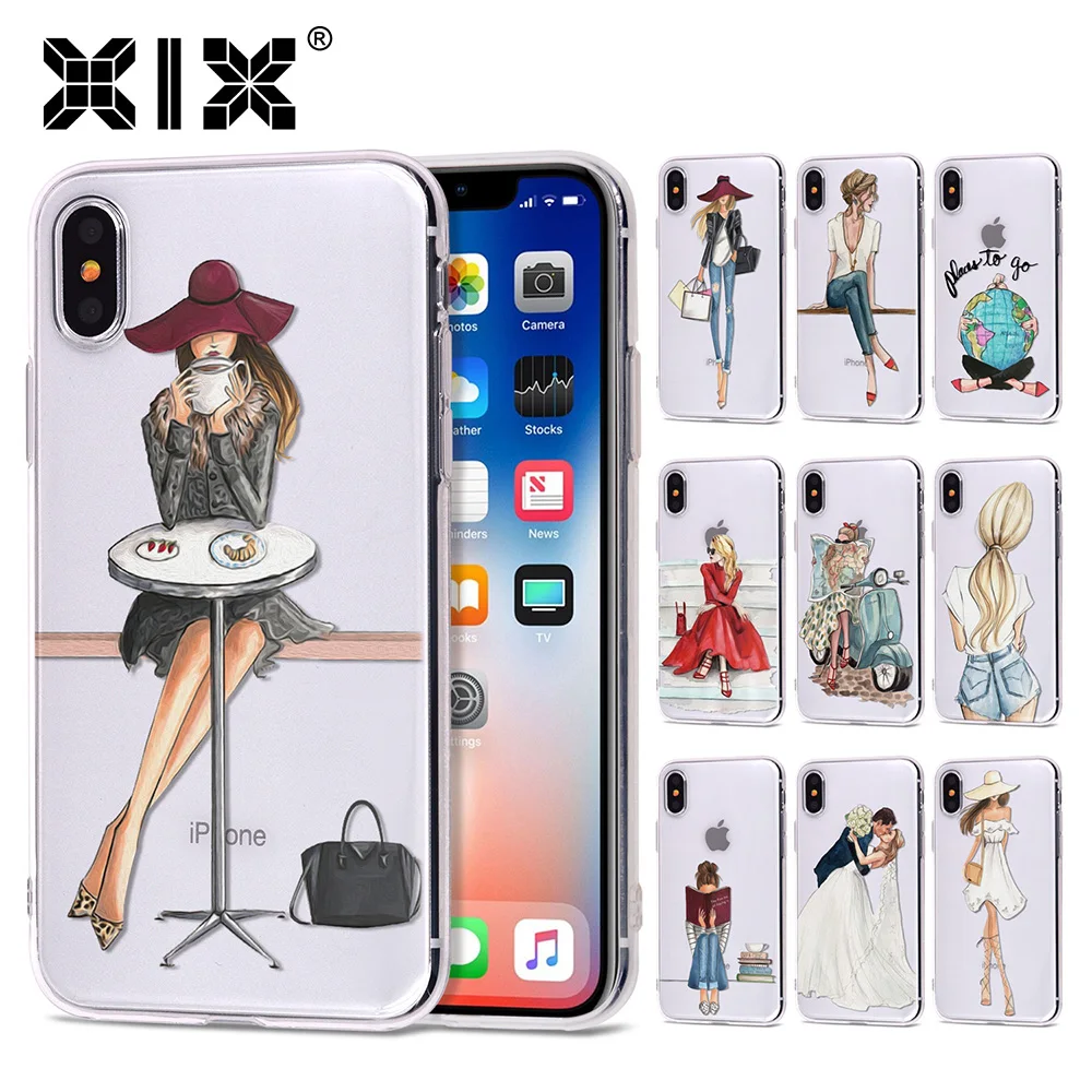 For Funda iPhone X Case 5 5S 6 6S 7 8 Plus X XS Max XR Fashion Girls for Cover iPhone 7 Case Soft TPU for Capa iPhone 6 Case
For Funda iPhone X Case 5 5S 6 6S 7 8 Plus X XS Max XR Fashion Girls for Cover iPhone 7 Case Soft TPU for Capa iPhone 6 Case