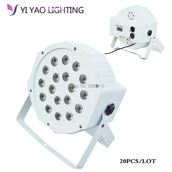 20pcs/lot 18X3W RGB LED Par lights Sound Control dj disco bar Projector stage light Large concert Dyeing effect lighting
20pcs/lot 18X3W RGB LED Par lights Sound Control dj disco bar Projector stage light Large concert Dyeing effect lighting