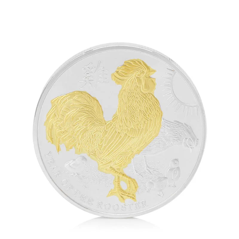 New 1PC 2017 Year Of The Rooster Elizabeth II Commemorative Coins Collection Collectible Gift
New 1PC 2017 Year Of The Rooster Elizabeth II Commemorative Coins Collection Collectible Gift