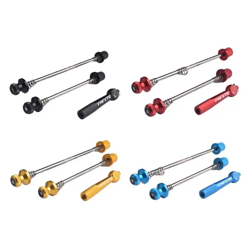 100% Brand New And High Quality Quick Release Rod For Bike Hubs Bicycle Hubs Black/red/blue/gold Mountain Bikes
100% Brand New And High Quality Quick Release Rod For Bike Hubs Bicycle Hubs Black/red/blue/gold Mountain Bikes