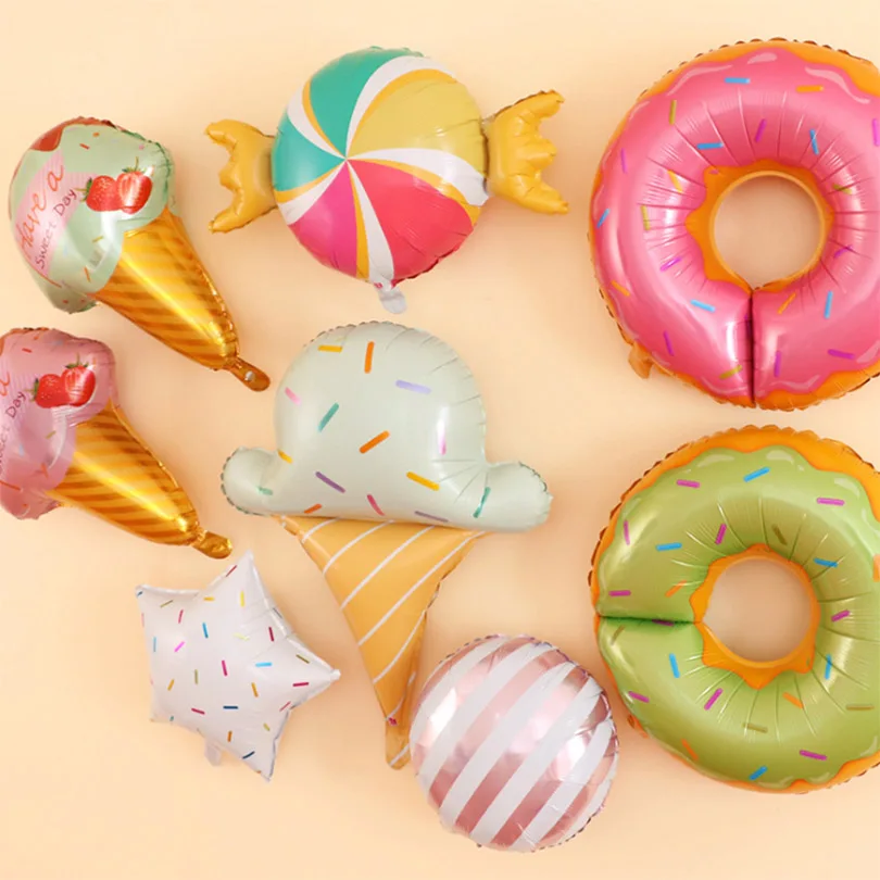Food Shape Foil Balloon New big Hamburg Ice Cream Popcorn Cake Donut Pizza Food Balloon Children's Birthday Party Decorations
Food Shape Foil Balloon New big Hamburg Ice Cream Popcorn Cake Donut Pizza Food Balloon Children's Birthday Party Decorations