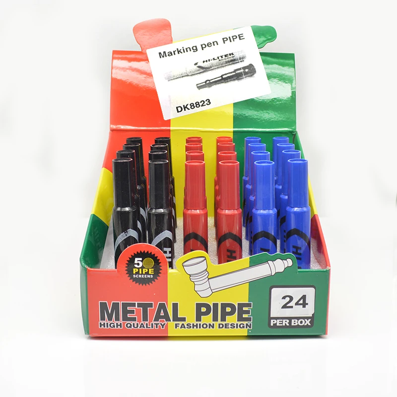 2pcs/lot smoking pipe hi liter marker pen smoking pipe sneak a toke click vape vapor cigarettes pipes for smoking weed tubo
2pcs/lot smoking pipe hi liter marker pen smoking pipe sneak a toke click vape vapor cigarettes pipes for smoking weed tubo
