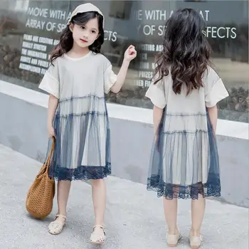 2019 Korean style girls patchwork dress fashion cotton voile summer girls dresses 4-9t B654
2019 Korean style girls patchwork dress fashion cotton voile summer girls dresses 4-9t B654