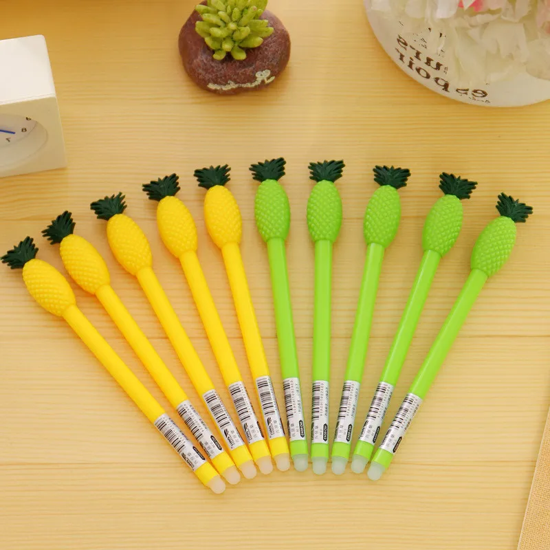30 pcs Erasable pen writing Korean creative stationery gel fountain pens cute pineapple shaped pen student School Supplies
30 pcs Erasable pen writing Korean creative stationery gel fountain pens cute pineapple shaped pen student School Supplies