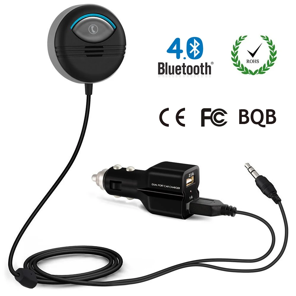 Bluetooth Car Kit built-in Isolator for Noise Cancelling with FCC CE ROHS BQB