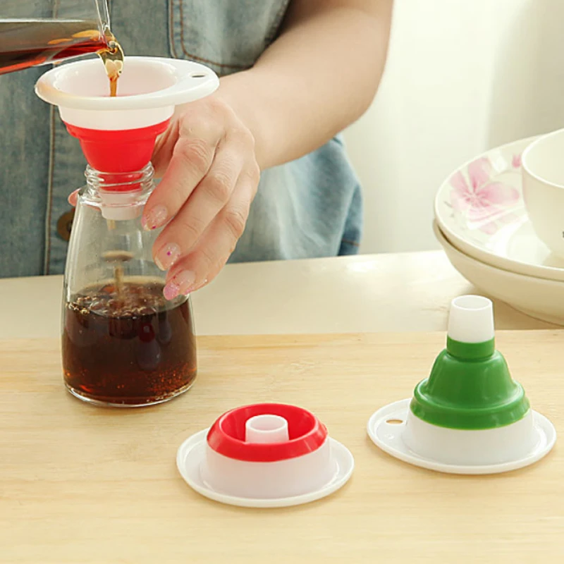 High Quality Reusable Silicone Hot Sale Funnel Mini Telescopic Random Color 1PC Kitchen Accessories Folding Portable
High Quality Reusable Silicone Hot Sale Funnel Mini Telescopic Random Color 1PC Kitchen Accessories Folding Portable
