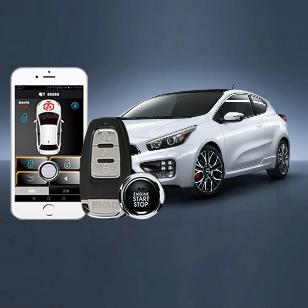 Mobile Phone Remote Start Control Car PKE A Key To Start The Anti-Theft System, keyless entry Remote Control Tail Box Function
Mobile Phone Remote Start Control Car PKE A Key To Start The Anti-Theft System, keyless entry Remote Control Tail Box Function