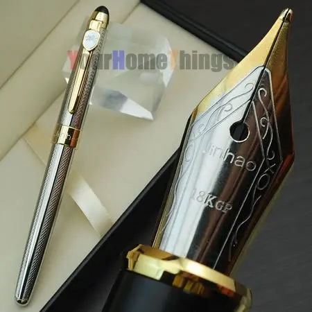Jinhao 165 Silver And Golden M Nib Fountain Pen Mesh Free Shipping Original Box For Choice
Jinhao 165 Silver And Golden M Nib Fountain Pen Mesh Free Shipping Original Box For Choice