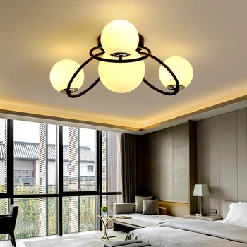 LED modern Simple Nordic living room light restaurant lamps bedroom Ceiling lighting Iron Crafts Glass Ceiling Lights
LED modern Simple Nordic living room light restaurant lamps bedroom Ceiling lighting Iron Crafts Glass Ceiling Lights