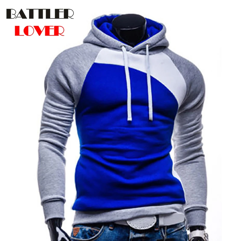 Hoodies Men Palace Autumn Thick Hooded Sweatshirt Mens Patchwork Hoodies Jackets Hip Hops Men Assassins Creed High Quality 2017