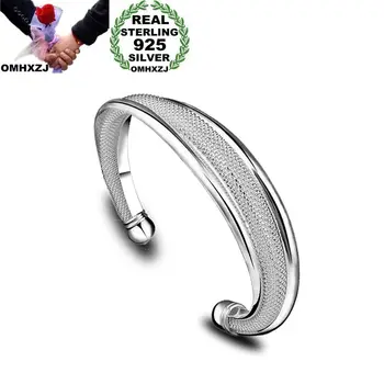 OMHXZJ Wholesale Personality Fashion OL Woman Gift Two Lines Mesh Open 925 Sterling Silver 18KT Gold Cuff Bangle Bracelet BR180
OMHXZJ Wholesale Personality Fashion OL Woman Gift Two Lines Mesh Open 925 Sterling Silver 18KT Gold Cuff Bangle Bracelet BR180