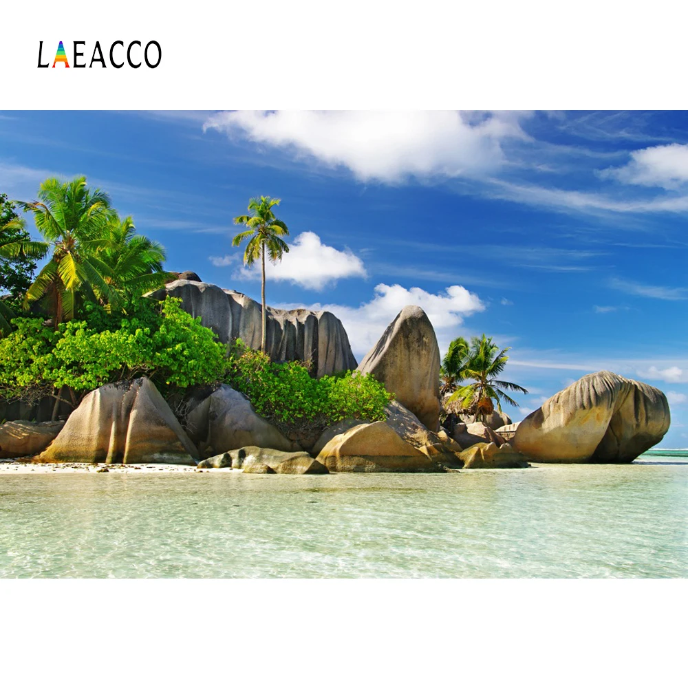 Laeacco Tropical Sea Rock Palm Tree Cloudy Sky Scenic Photographic Backgrounds Customized Photography Backdrops For Photo Studio
Laeacco Tropical Sea Rock Palm Tree Cloudy Sky Scenic Photographic Backgrounds Customized Photography Backdrops For Photo Studio