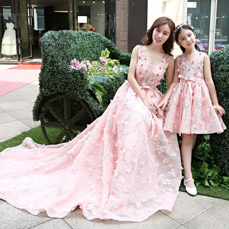 aliexpress mother and daughter dresses