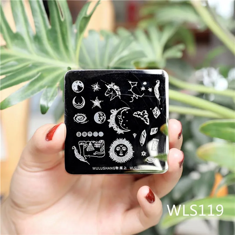6cm Square Star Moon Design Stamping for nails Starry Sky Pattern stencil for Nail stamping Plates Manicure Tools
6cm Square Star Moon Design Stamping for nails Starry Sky Pattern stencil for Nail stamping Plates Manicure Tools