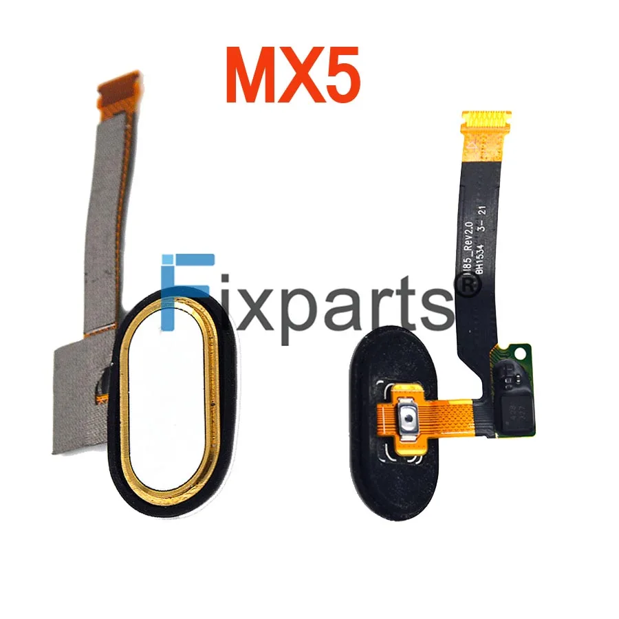 Meizu MX5 Home Button M2 Note Fingerprint Touch ID Sensor Recognition Flex Cable Ribbon Replacement Parts Meizu MX5 Home Button (5)