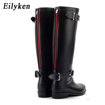 Eilyken Punk Style Zipper Tall Boots Women's Pure Color Rain Boots Outdoor Rubber Water shoes For Female 36-41 Plus size
Eilyken Punk Style Zipper Tall Boots Women's Pure Color Rain Boots Outdoor Rubber Water shoes For Female 36-41 Plus size