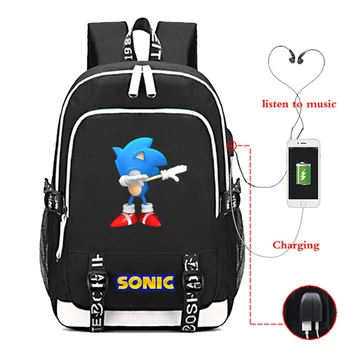 Sonic USB Charge Backpack High Quality Men Women Boys Girls Double Pocket School Rucksack Beautiful School Dabbing Bag for Teen
Sonic USB Charge Backpack High Quality Men Women Boys Girls Double Pocket School Rucksack Beautiful School Dabbing Bag for Teen