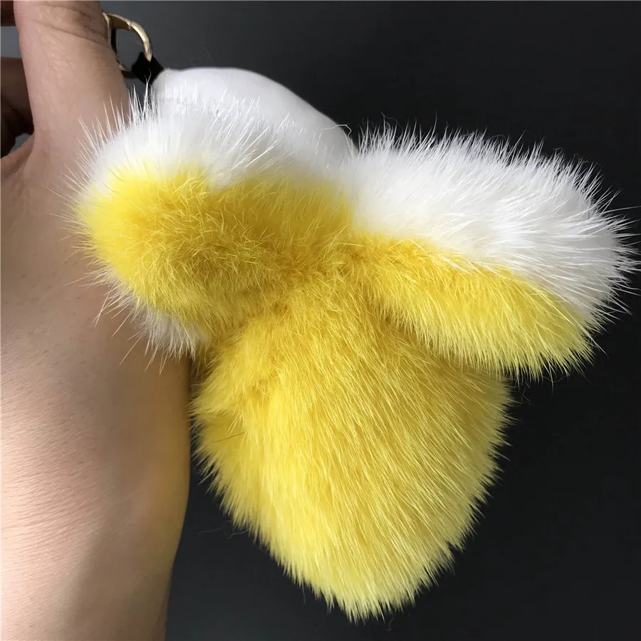 Magicfur - Fur Fruits Real Mink Fur Banana Keychain Pretty Handbag Charm Key Ring Purse Keyring Pendant Accessories
Magicfur - Fur Fruits Real Mink Fur Banana Keychain Pretty Handbag Charm Key Ring Purse Keyring Pendant Accessories