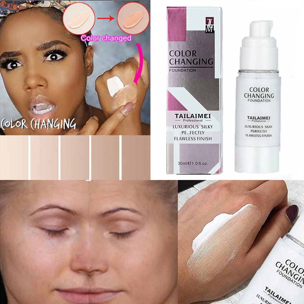 TLM Color Changing Liquid Foundation Base Makeup Colour Changing Foundation Makeup Base Waterproof Lasting Nude Face Li
TLM Color Changing Liquid Foundation Base Makeup Colour Changing Foundation Makeup Base Waterproof Lasting Nude Face Li