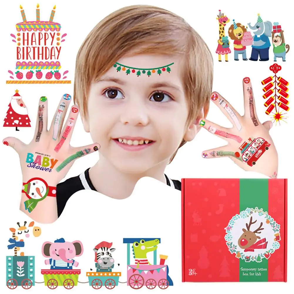 1 Set New Waterproof Temporary Tattoo Nail Sticker Set Kids Christmas Party Birthday Favor
1 Set New Waterproof Temporary Tattoo Nail Sticker Set Kids Christmas Party Birthday Favor