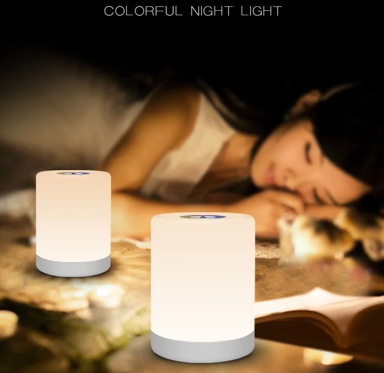 LED Colorful Night Light 2.4W RGB Touch Sensor Control 3 Mode USB Rechargeable Bedroom Camping Emergency Night Lamp
LED Colorful Night Light 2.4W RGB Touch Sensor Control 3 Mode USB Rechargeable Bedroom Camping Emergency Night Lamp