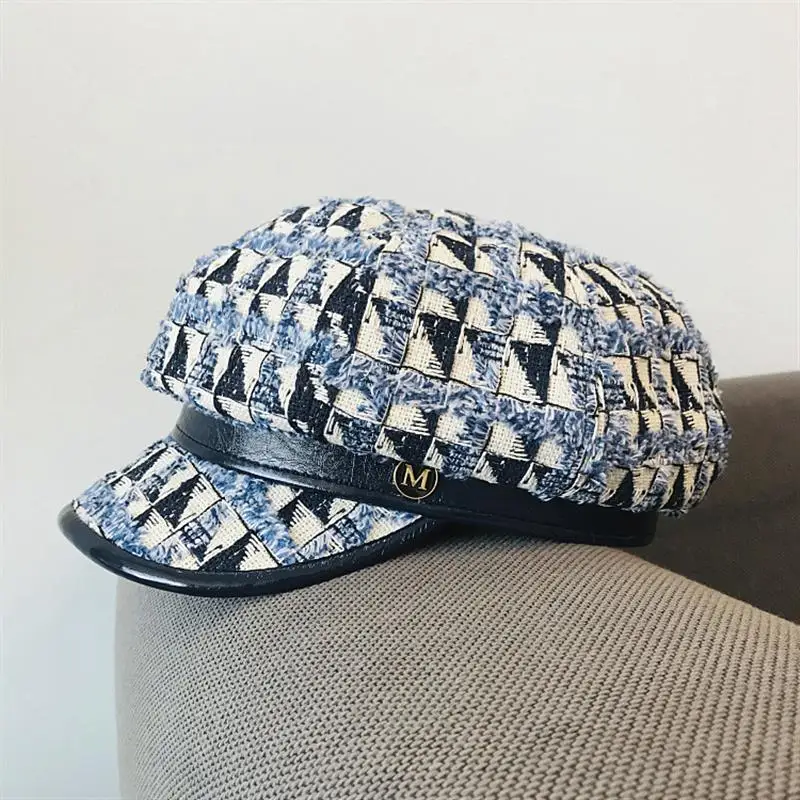 Waliicorners Cap Women PU Belt Octagonal Cap Spring Autummn Girl Beret Caps Vintage Plaid Hat Female Casual Bone Gorras Painter Hat 11 Ha000173279d14edabf94b47d6fd6baefa