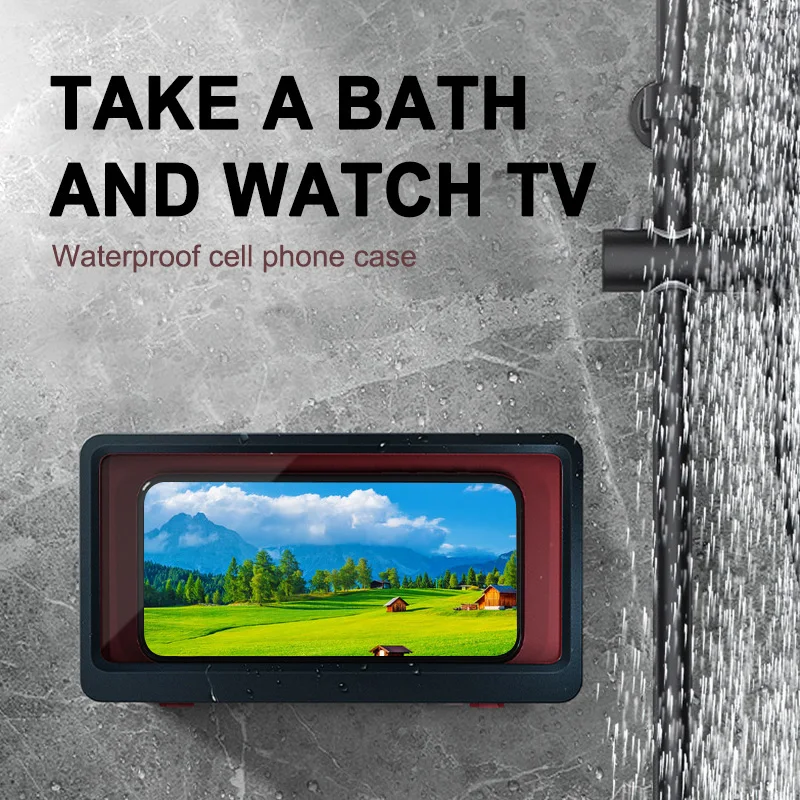 Waterproof Wall Mounted Phone Case Bathroom Shelves Storage Kitchen Bathroom Shelf Bathroom Accessories with
Waterproof Wall Mounted Phone Case Bathroom Shelves Storage Kitchen Bathroom Shelf Bathroom Accessories with