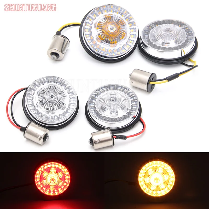 Motorcycle 2 inch LED Insert Turn Signal Light 50MM Turning Light 1156 Bullet Style Indicator Light For Harley Touring Softail
Motorcycle 2 inch LED Insert Turn Signal Light 50MM Turning Light 1156 Bullet Style Indicator Light For Harley Touring Softail