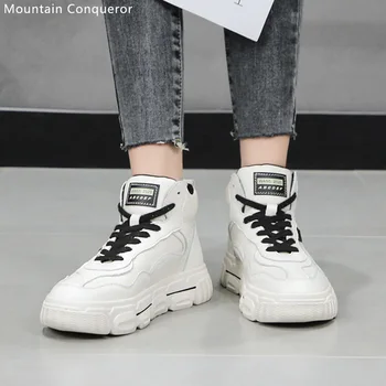 Mountain Conqueror 2020 NEW Women Flat Shoes Casual High Quality Comfortable Sneakers Women Platform Shoes PU Leathable Shoes
Mountain Conqueror 2020 NEW Women Flat Shoes Casual High Quality Comfortable Sneakers Women Platform Shoes PU Leathable Shoes