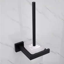 Black Stainless Steel Square Wall-mounted Bathroom Accessories Toilet Brush
Black Stainless Steel Square Wall-mounted Bathroom Accessories Toilet Brush