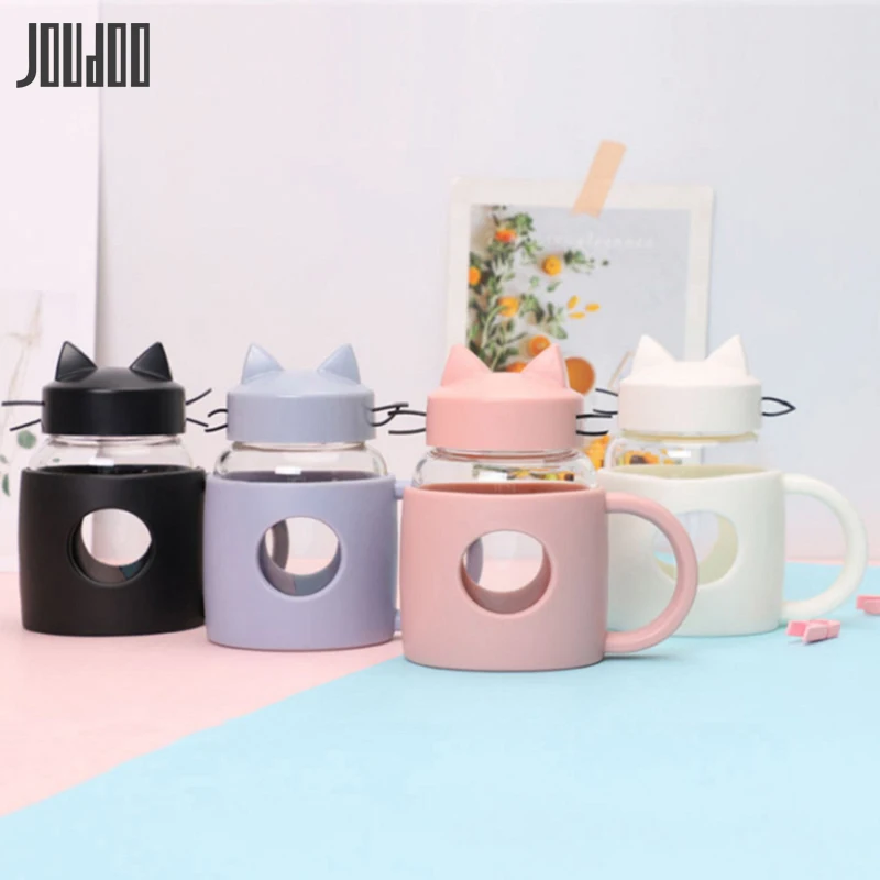 JOUDOO Cute Cat Glass Mug With Filter Coffee Tea Drinkware Cup Outdoor Travel Kitchen Gadgets Accessories 400ml Dropshipping 
JOUDOO Cute Cat Glass Mug With Filter Coffee Tea Drinkware Cup Outdoor Travel Kitchen Gadgets Accessories 400ml Dropshipping