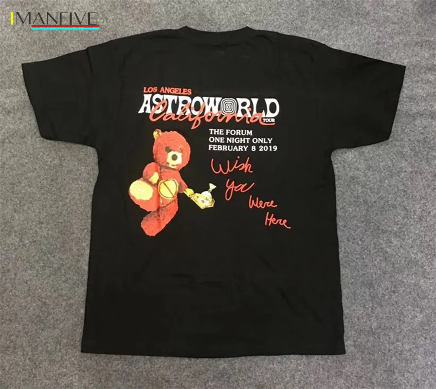 2019 Travis Scott Astroworld Men Women T-shirt 1:1 Best quality Los Angeles Tour The FORUM Tees Travis Scott ASTROWORLD T shirt
2019 Travis Scott Astroworld Men Women T-shirt 1:1 Best quality Los Angeles Tour The FORUM Tees Travis Scott ASTROWORLD T shirt
