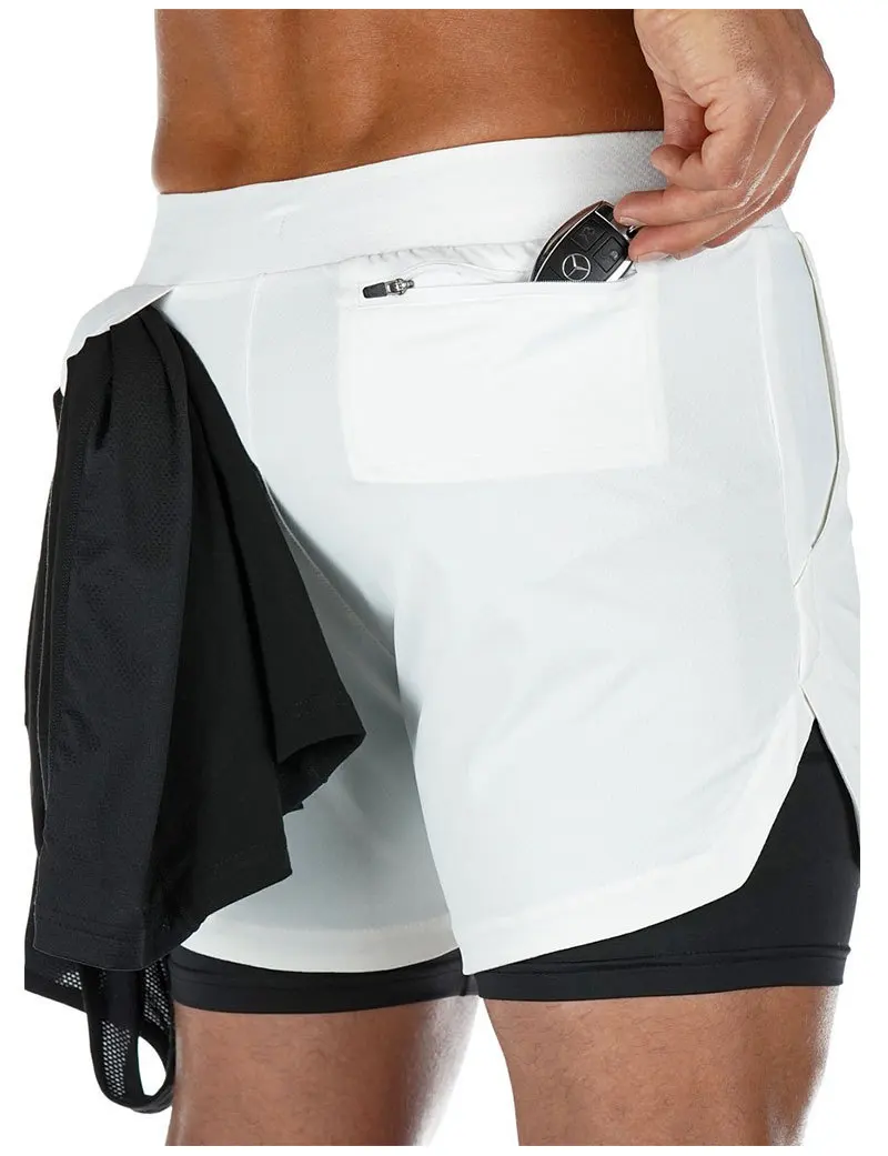 Summer Men Sport Short Quickly Dry 2in1 Zipper Pocket Elastic Sweatpants Running Jogger Fitness Gym Workout Short Sportswear
Summer Men Sport Short Quickly Dry 2in1 Zipper Pocket Elastic Sweatpants Running Jogger Fitness Gym Workout Short Sportswear