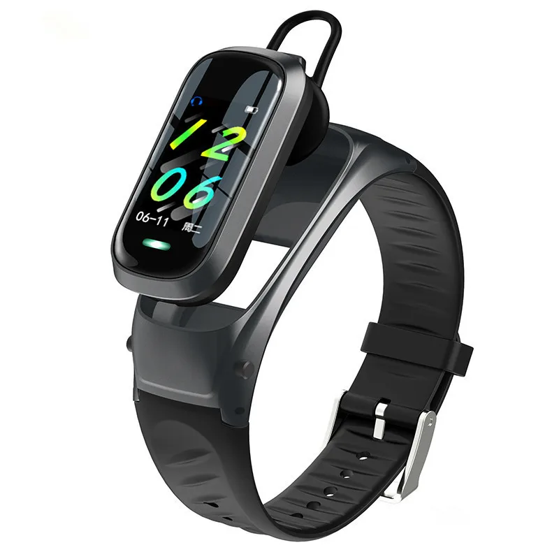 B9 Smart Talk Band For Women Men With Bluetooth Headphone Hate Rate Blood Pressure Monitor Sport SmartWatch Bracelet
B9 Smart Talk Band For Women Men With Bluetooth Headphone Hate Rate Blood Pressure Monitor Sport SmartWatch Bracelet