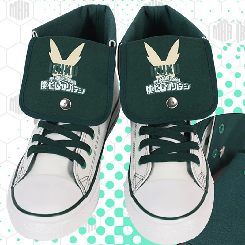 Cosroad Boku no My Hero Academia Cosplay Canvas Shoes Bakugou Katsuki Todoroki Shoto Midoriya Izuku Casual Shoes0 (10)