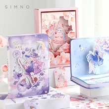 B6 Sakura Series Girl Heart Notebook Creative Cartoon Hand Book Set Three-dimensional Multi-layer Hand Account Gift Box
B6 Sakura Series Girl Heart Notebook Creative Cartoon Hand Book Set Three-dimensional Multi-layer Hand Account Gift Box