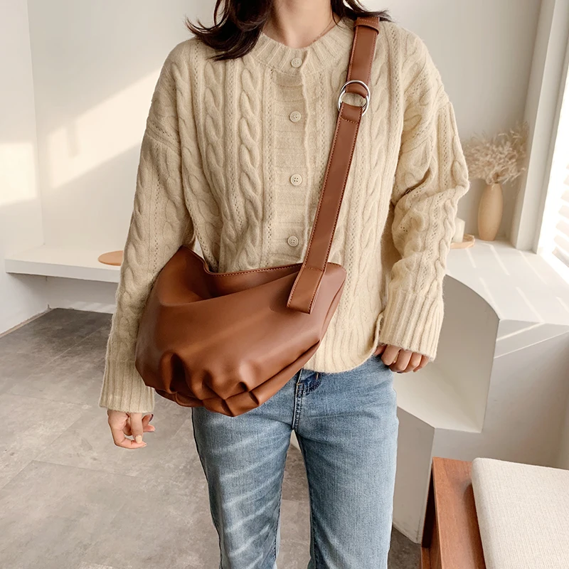 2020 Women Shoulder Bags Retro Soft PU Leather Bag Luxury Handbags Large Capacity Handbag Totes Bag
2020 Women Shoulder Bags Retro Soft PU Leather Bag Luxury Handbags Large Capacity Handbag Totes Bag