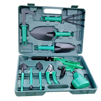 10pcs/Set Gardening Tool Set Shovel Rake Spade Shears Watering Can Multipurpose Garden Kit for Transplanting Loosening Soil
10pcs/Set Gardening Tool Set Shovel Rake Spade Shears Watering Can Multipurpose Garden Kit for Transplanting Loosening Soil