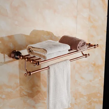 Bathroom stainless steel towel rack double rack European rose gold jade bath towel rack towel bar
Bathroom stainless steel towel rack double rack European rose gold jade bath towel rack towel bar