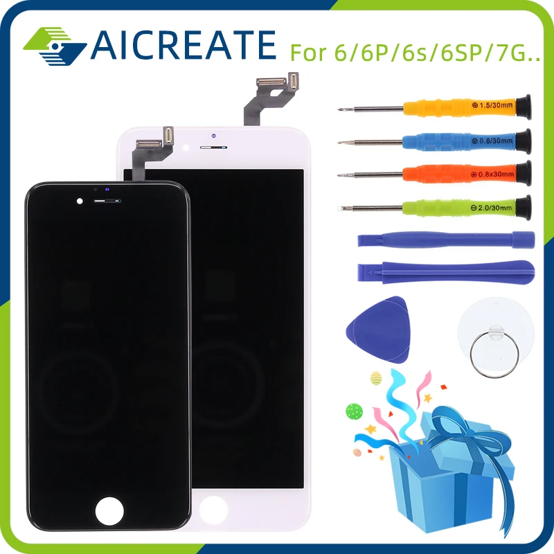 Grade AAA High Quality Screen For iPhone 6 6Plus LCD Display Assembly For 6S 6sPlus 7G With 3D Touch Full Functio
Grade AAA High Quality Screen For iPhone 6 6Plus LCD Display Assembly For 6S 6sPlus 7G With 3D Touch Full Functio