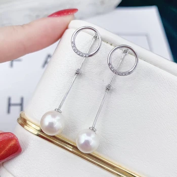 925 Sterling Silver Earrings Fashion Stud Earrings Beautiful Findings Jewelry Parts Fittings for Pearls Beads Stones
925 Sterling Silver Earrings Fashion Stud Earrings Beautiful Findings Jewelry Parts Fittings for Pearls Beads Stones